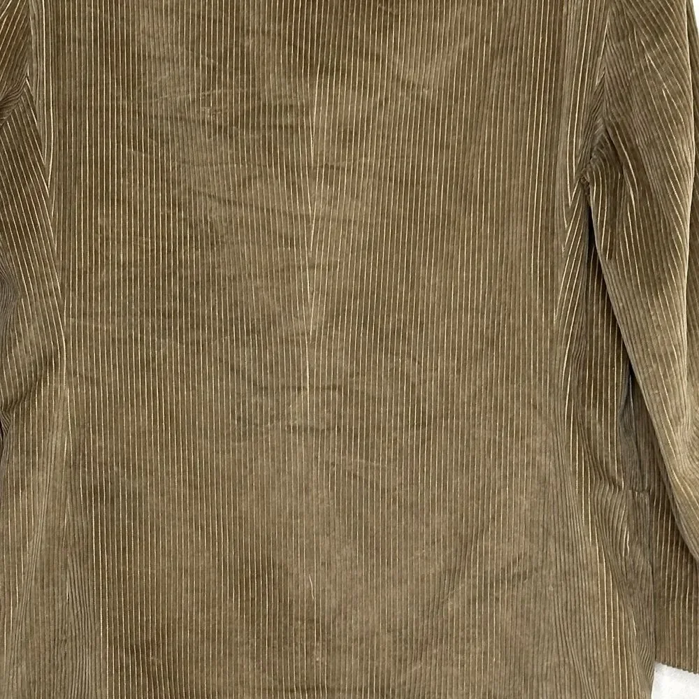 Vintage Milano Collezione Adolfo Men's 42R Tan Corduroy Blazer Sports‎ Coat